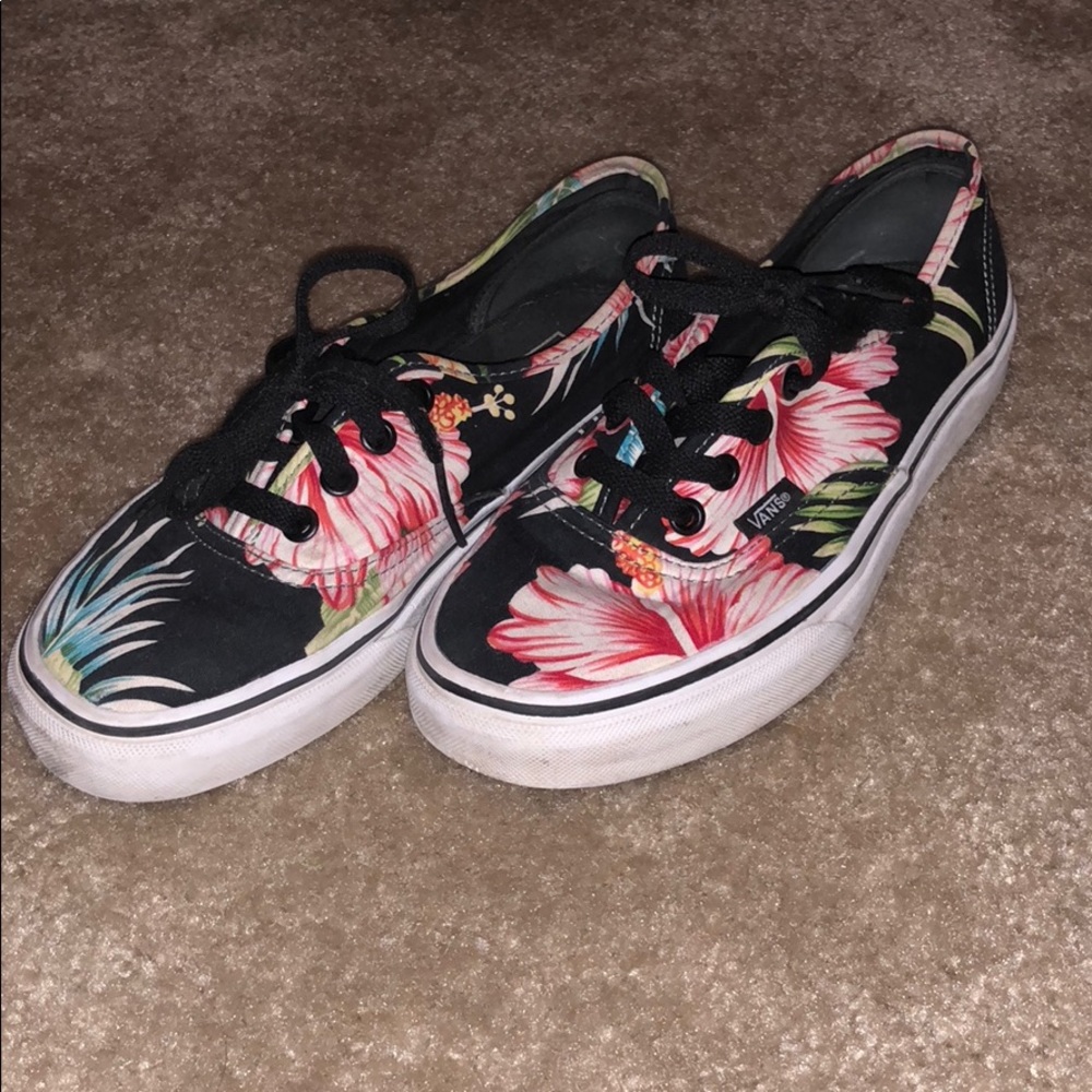 Floral vans